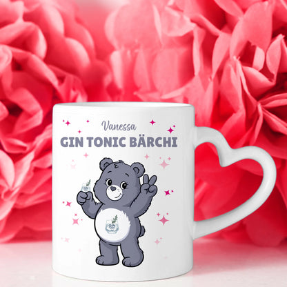 Lustige Saufbärchi Tasse Gin Tonic Bärchi Kaffee Tasse 10
