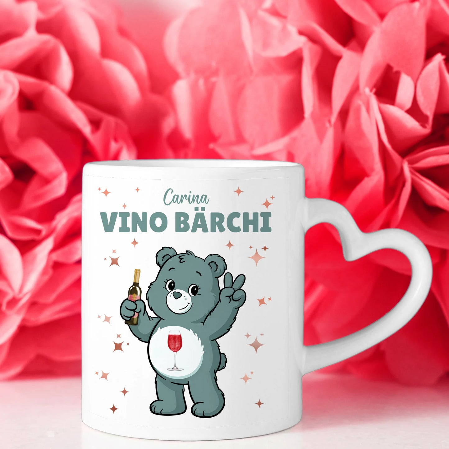 Lustige Sauf Bärchi Tasse Vino Bärchi Kaffeetasse 10