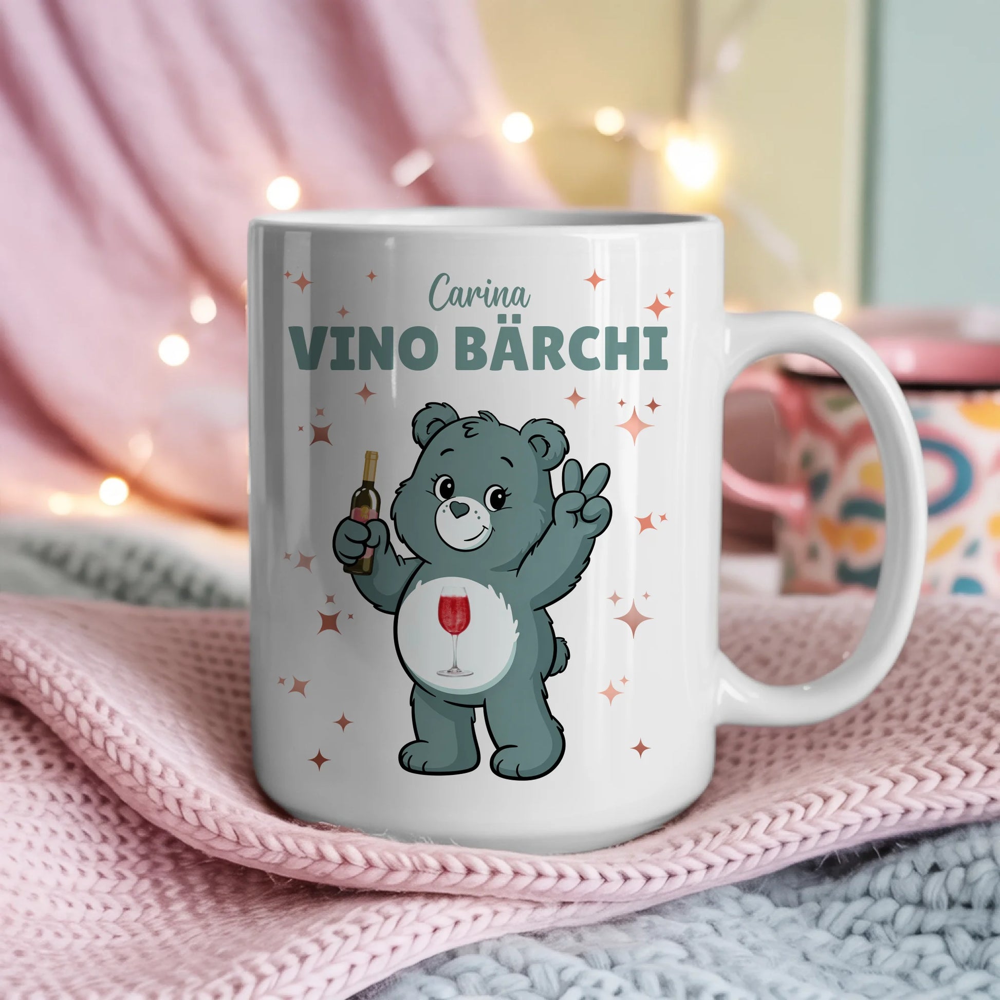Lustige Sauf Bärchi Tasse Vino Bärchi Kaffeetasse 4