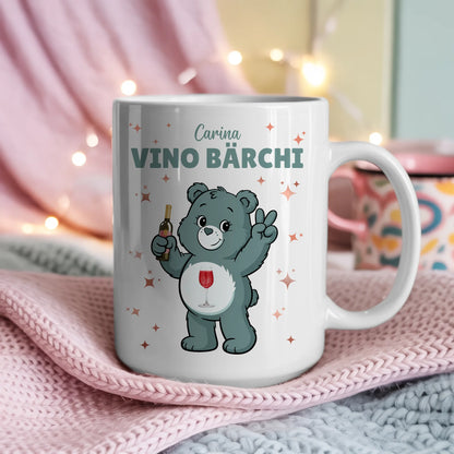 Lustige Sauf Bärchi Tasse Vino Bärchi Kaffeetasse 4