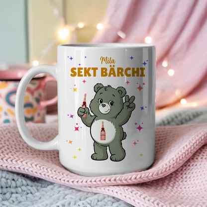 Sauf Bärchi Tasse Sekt Bärchi Lustige Kaffee tasse 3
