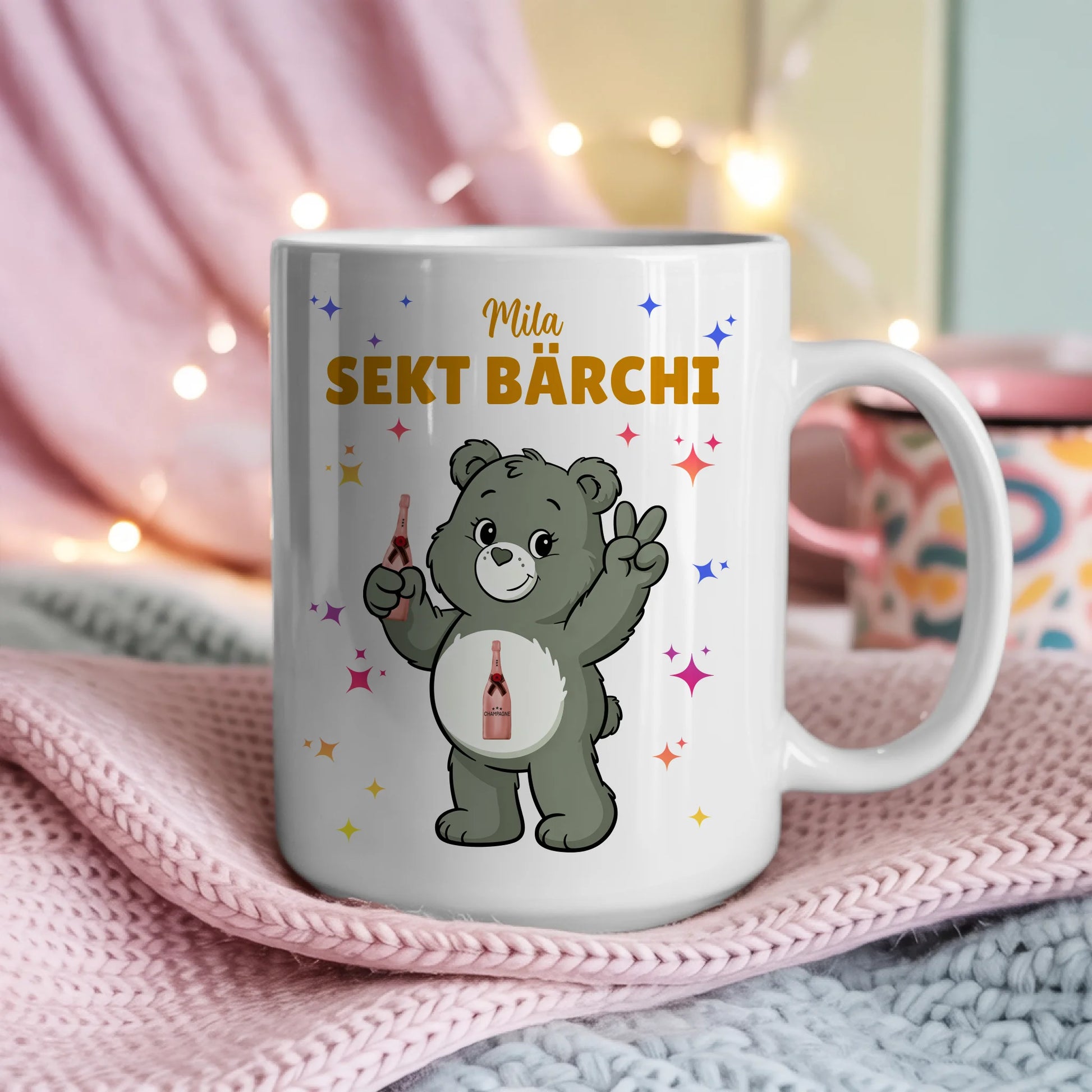 Sauf Bärchi Tasse Sekt Bärchi Lustige Kaffee tasse 4