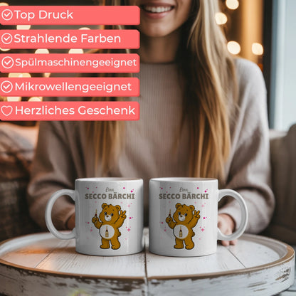 Lustige Tasse Saufbärchi Secco Bärchi Kaffeetasse 5