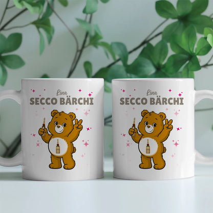 Lustige Tasse Saufbärchi Secco Bärchi Kaffeetasse 2