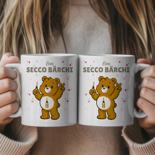 Lustige Tasse Saufbärchi Secco Bärchi Kaffeetasse 1