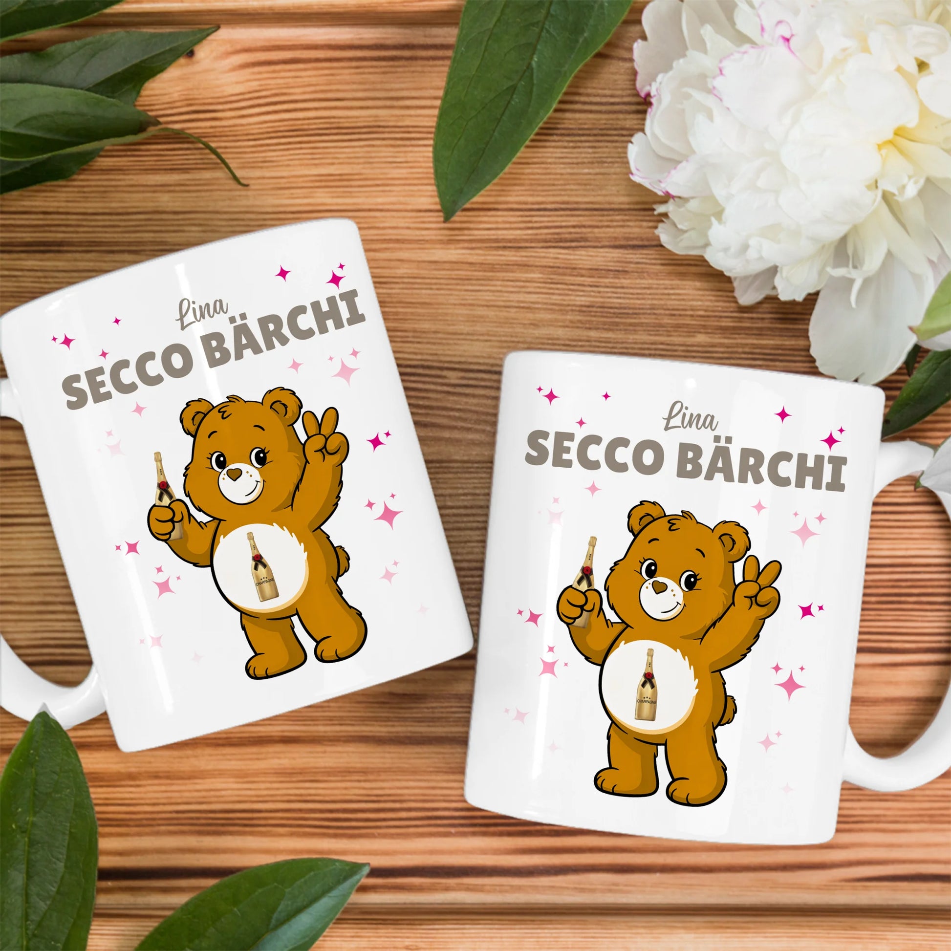 Lustige Tasse Saufbärchi Secco Bärchi Kaffeetasse 8