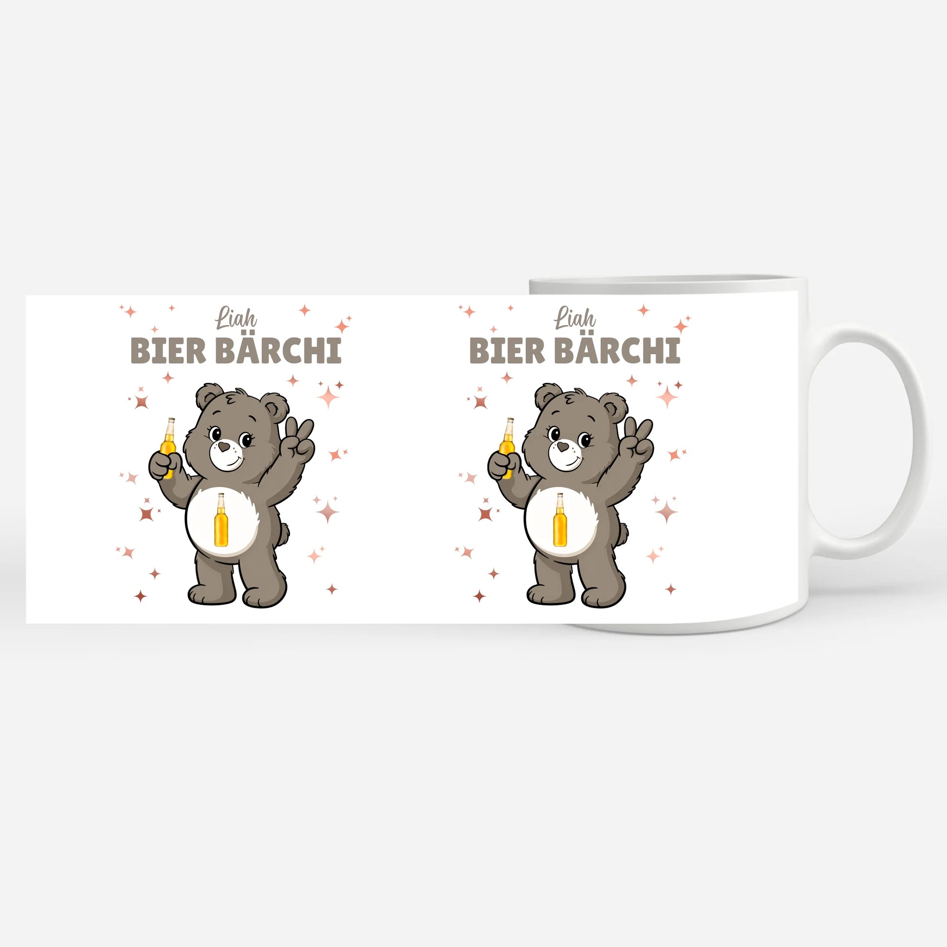 Lustige Saufbärchi Tasse Bier Bärchi Kaffee Tasse 7