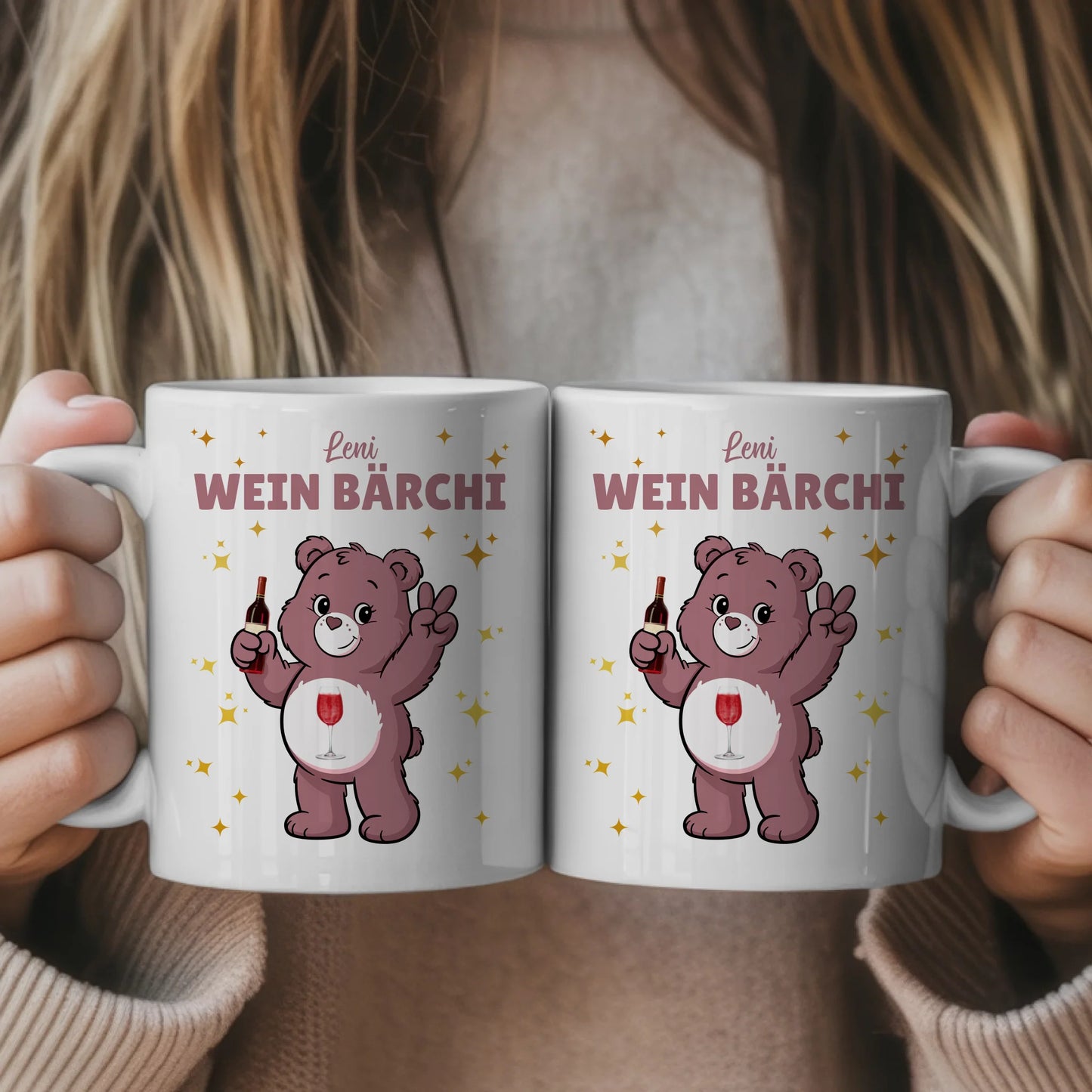 Lustige Sauf Bärchi Tasse Wein Bärchi Kaffeetasse 1