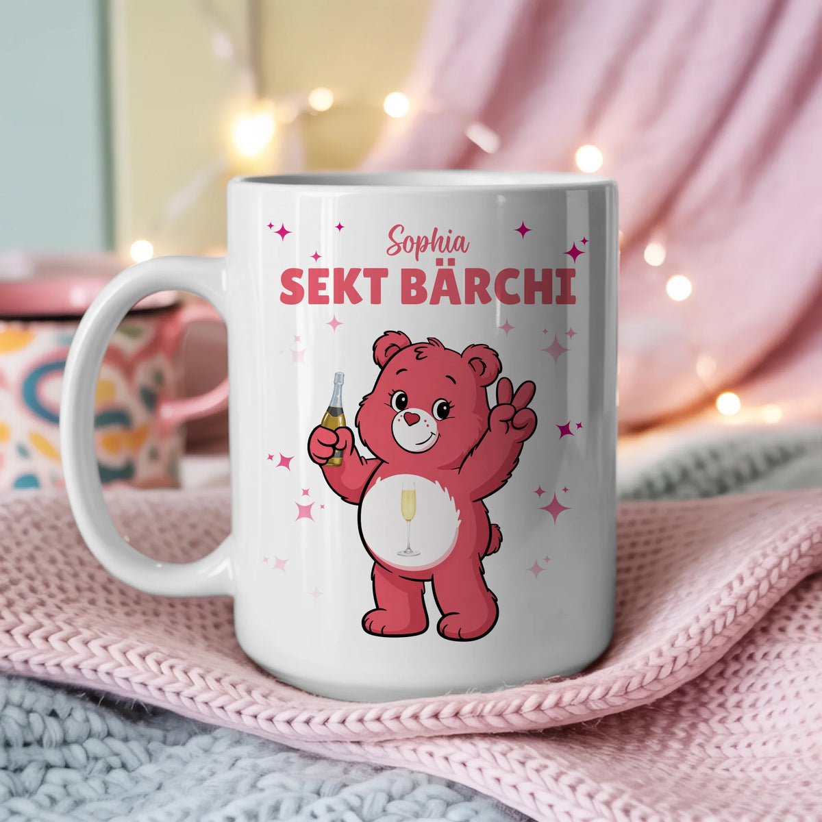 Sauf Bärchi Tasse Sekt Bärchi Lustige Kaffeetasse 3