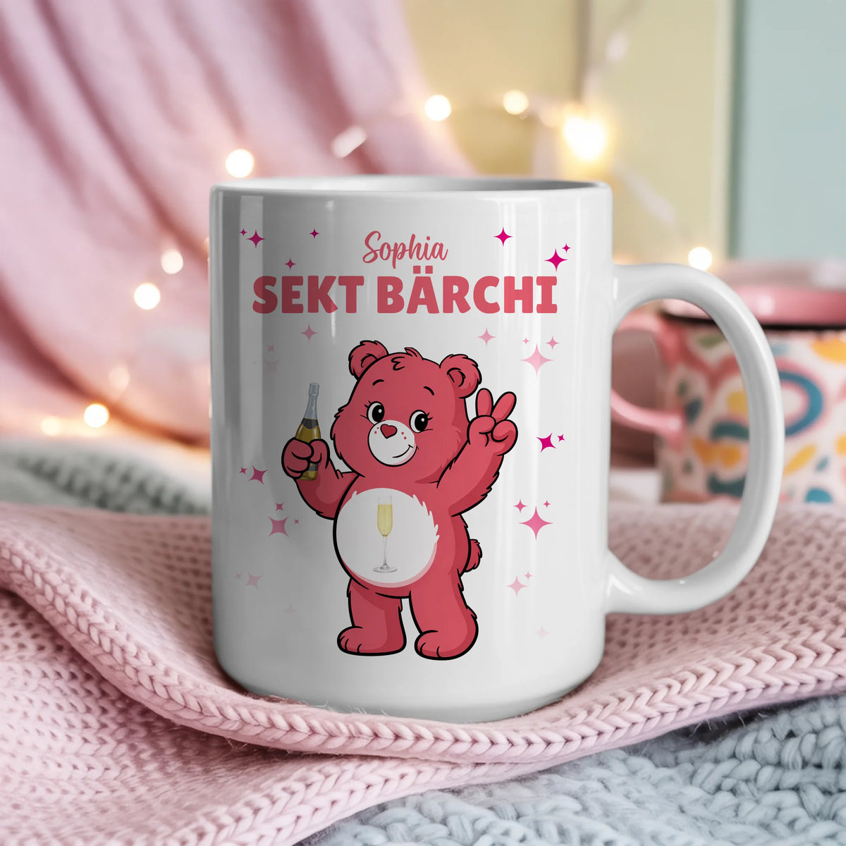 Sauf Bärchi Tasse Sekt Bärchi Lustige Kaffeetasse 4