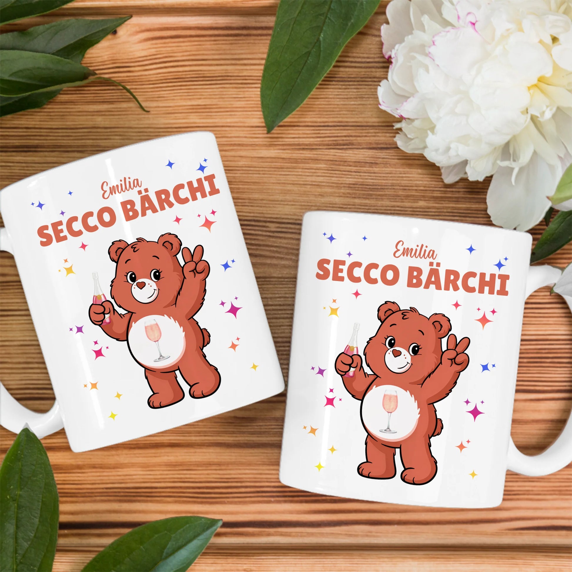 Saufbärchi Tasse Secco Bärchi Lustige Kaffeetasse 8