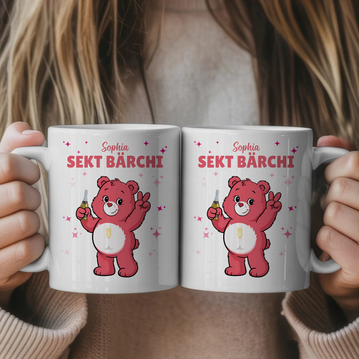 Sauf Bärchi Tasse Sekt Bärchi Lustige Kaffeetasse 1