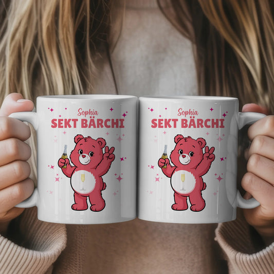 Sauf Bärchi Tasse Sekt Bärchi Lustige Kaffeetasse 1