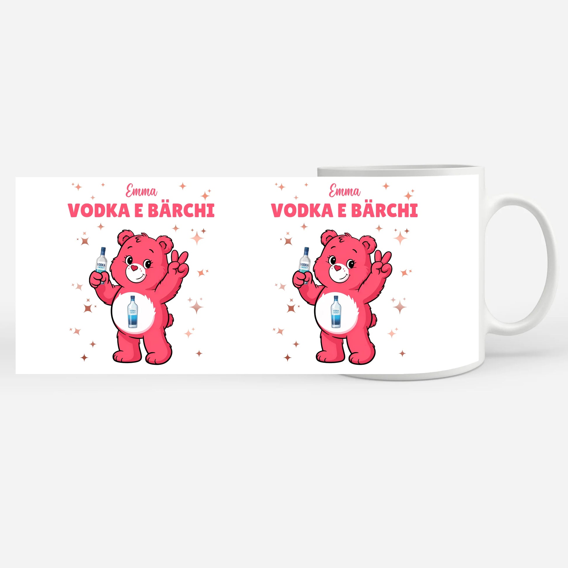 Lustige Tasse Saufbärchi Vodka E Bärchi Kaffeetasse 7