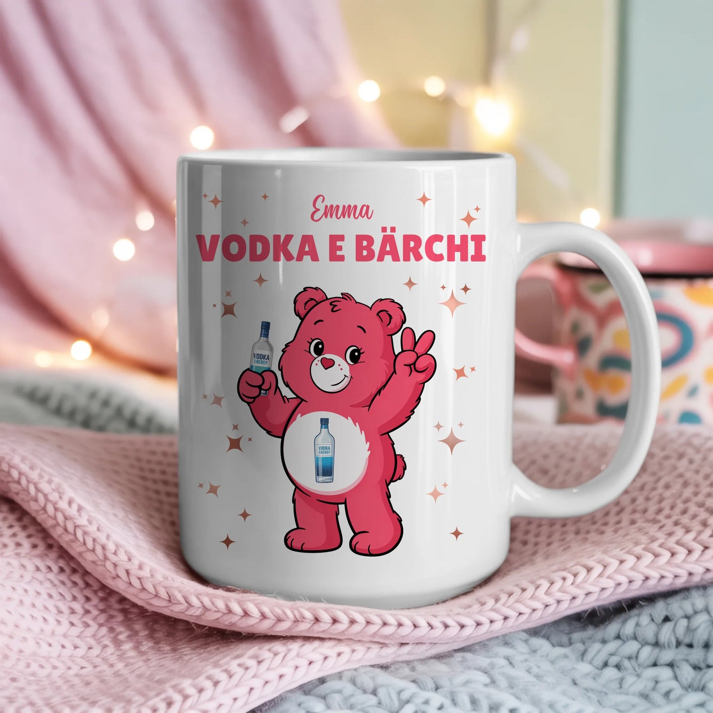 Lustige Tasse Saufbärchi Vodka E Bärchi Kaffeetasse 4