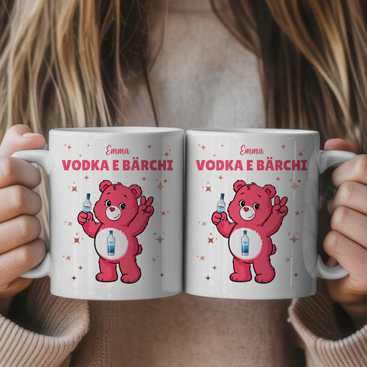Lustige Tasse Saufbärchi Vodka E Bärchi Kaffeetasse 1