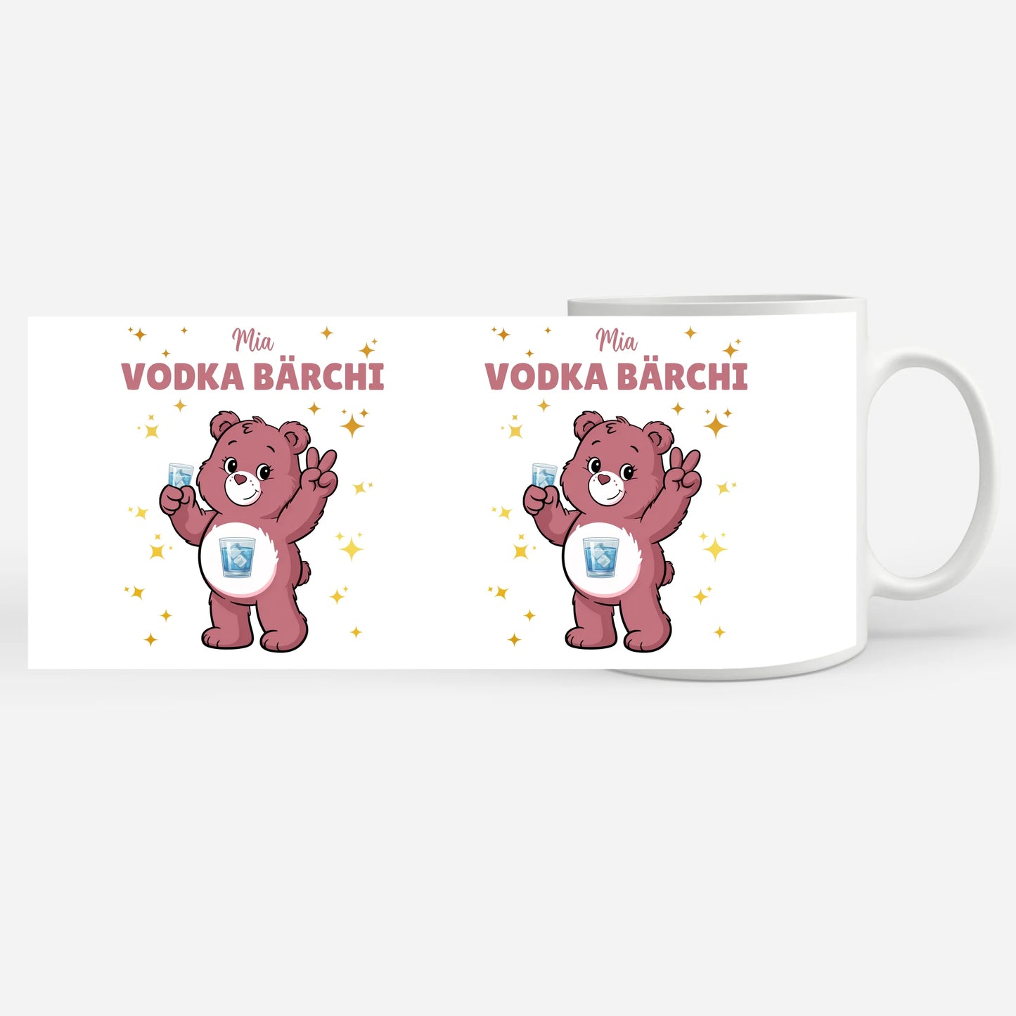 Lustige Saufbärchi Tasse Vodka Bärchi Kaffee Tasse 7