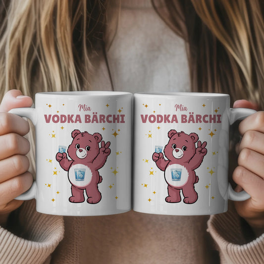 Lustige Saufbärchi Tasse Vodka Bärchi Kaffee Tasse 1