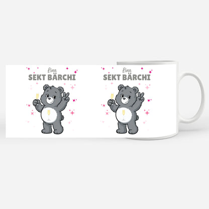 Saufbärchi Tasse Sekt Bärchi Lustige Kaffeetasse 7