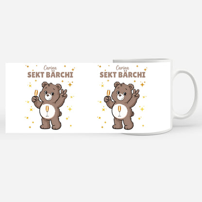 Lustige Tasse Saufbärchi Sekt Bärchi Kaffeetasse 7