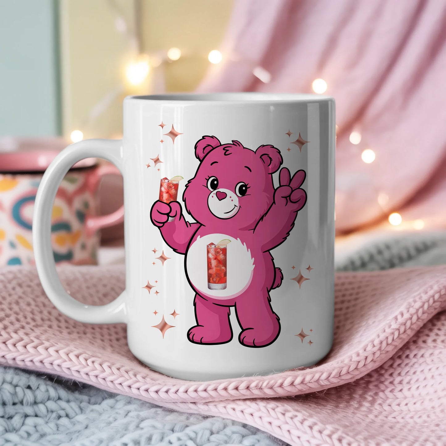 Lustige Saufbärchi Tasse Americano Bärchi Kaffeetasse 3