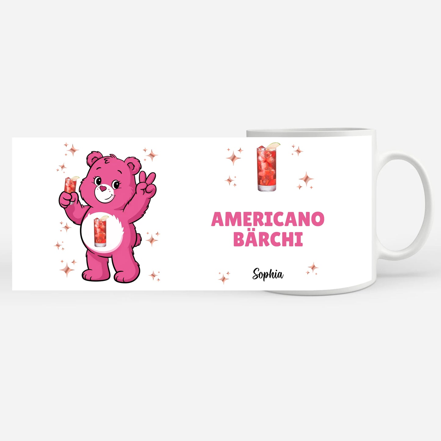 Lustige Saufbärchi Tasse Americano Bärchi Kaffeetasse 7