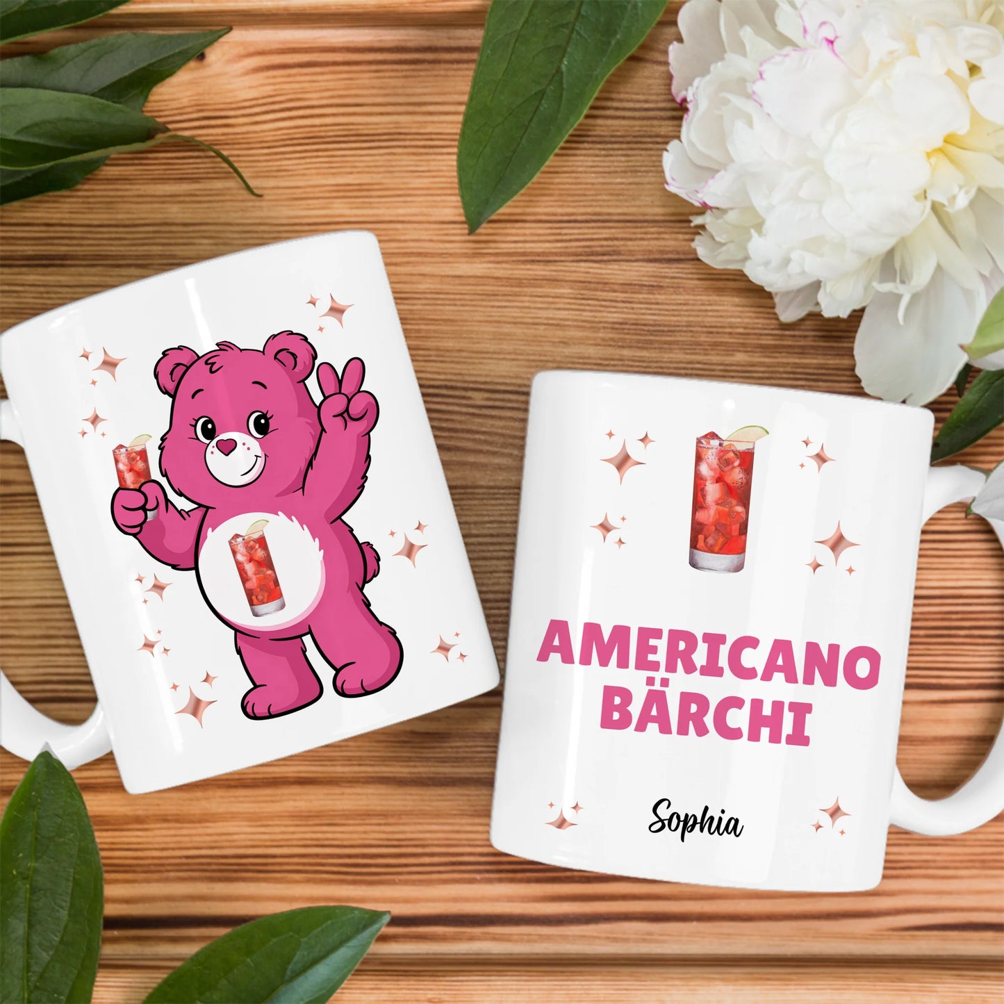 Lustige Saufbärchi Tasse Americano Bärchi Kaffeetasse 8
