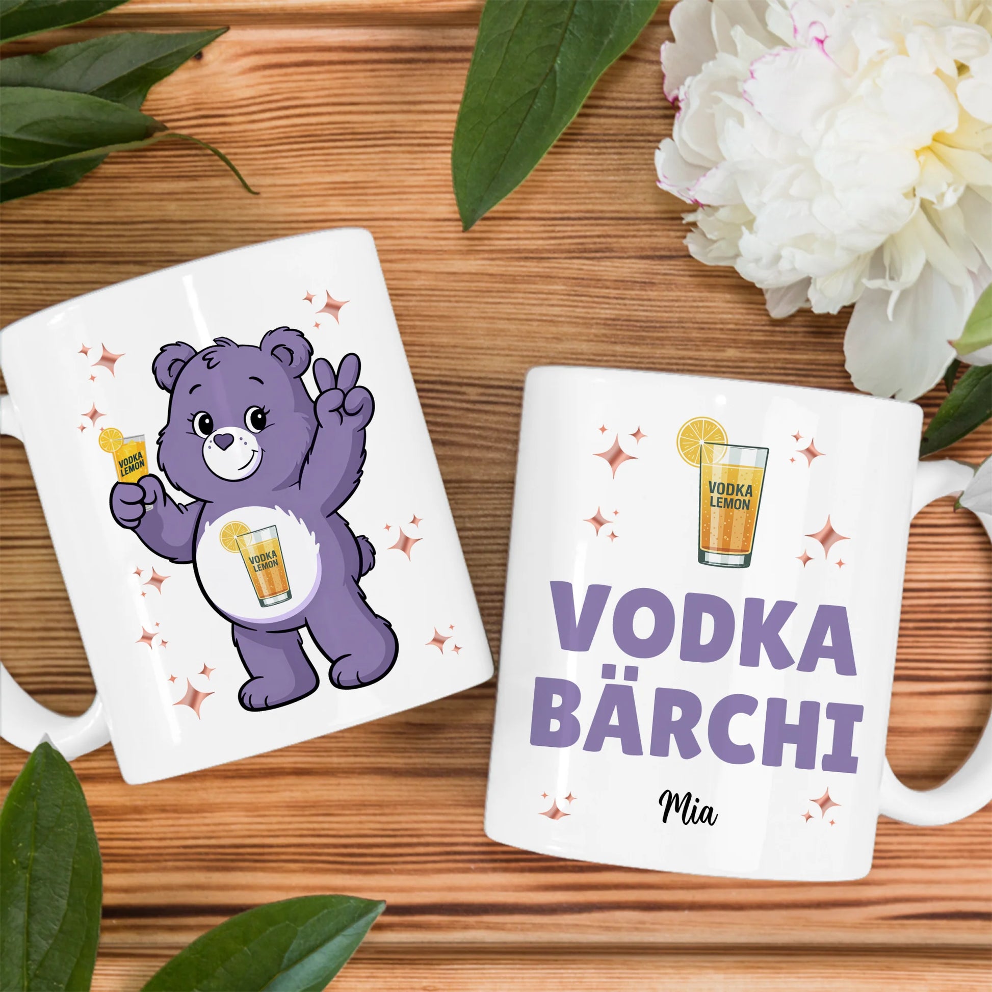 Saufbärchi Tasse Vodka Bärchi Lustige Kaffeetasse 8