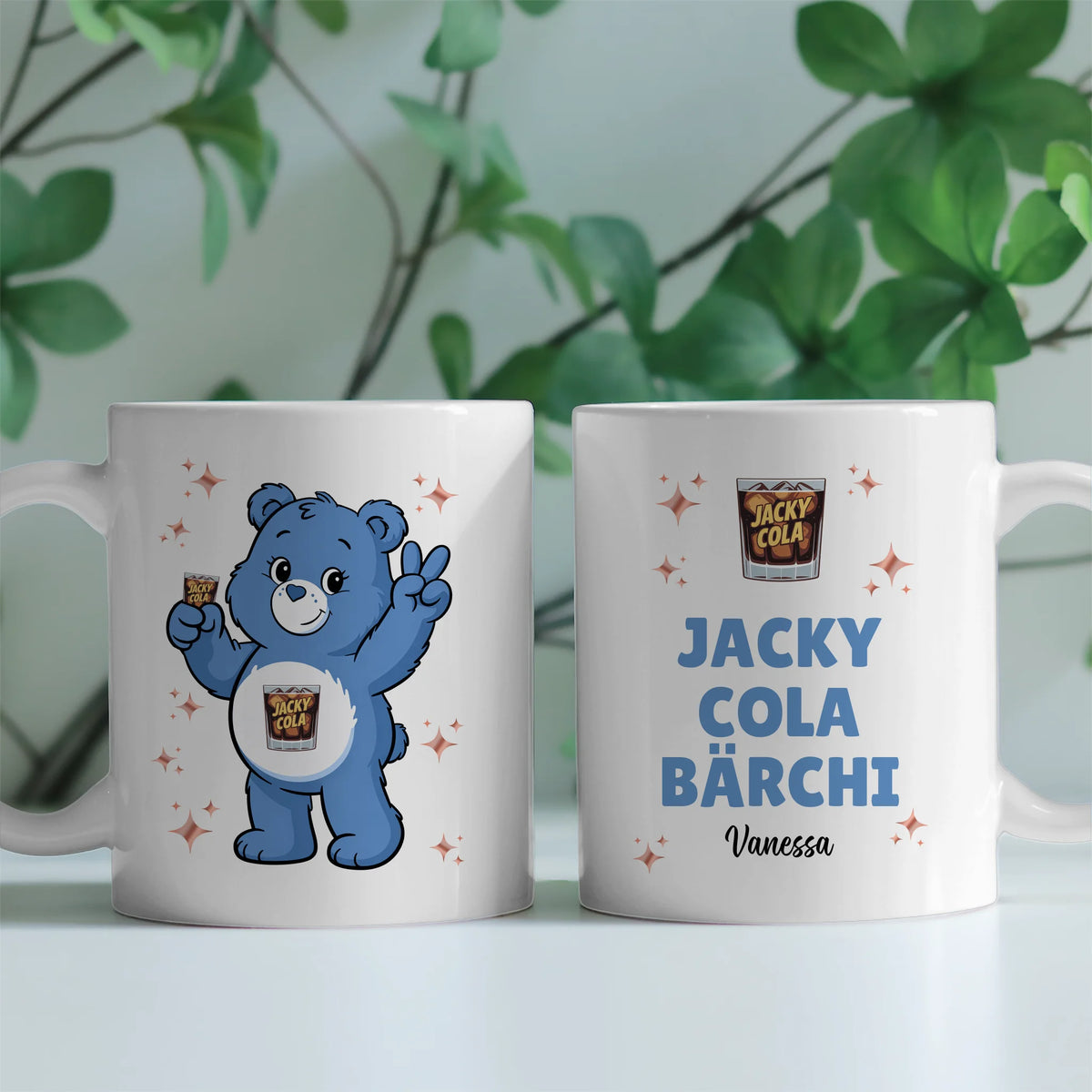 Sauf Bärchi Tasse Jacky Cola Bärchi Lustige Kaffee Tasse 2