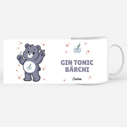 Lustige Saufbärchi Tasse Gin Tonic Bärchi Kaffeetasse 7