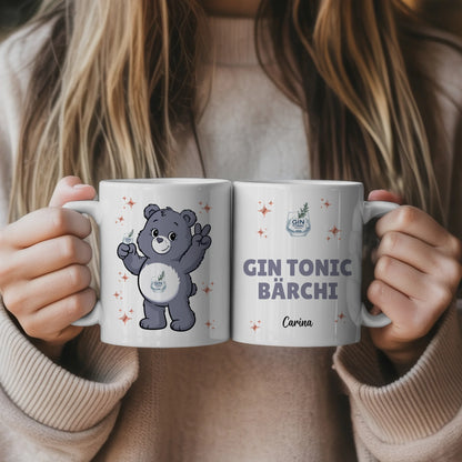 Lustige Saufbärchi Tasse Gin Tonic Bärchi Kaffeetasse 6