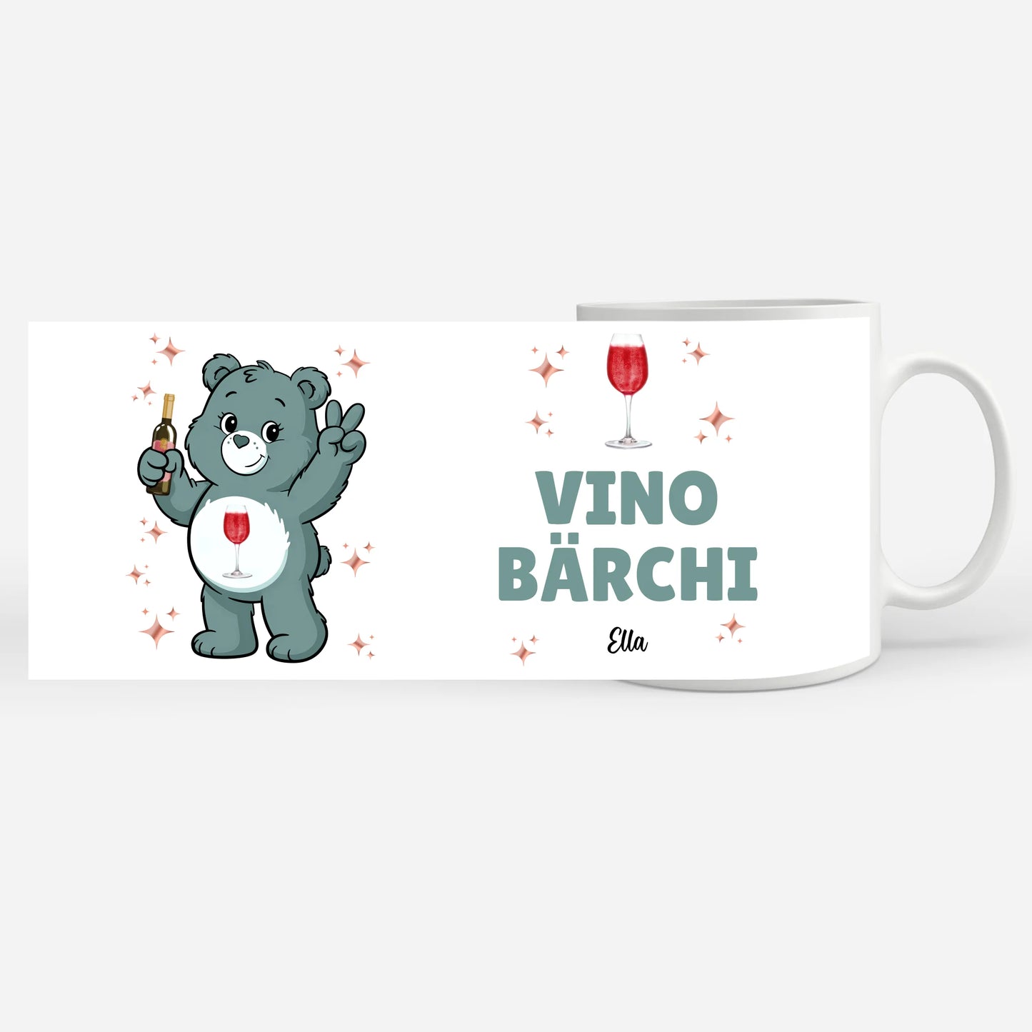 Lustige Tasse Sauf Bärchi Vino Bärchi Kaffeetasse 7
