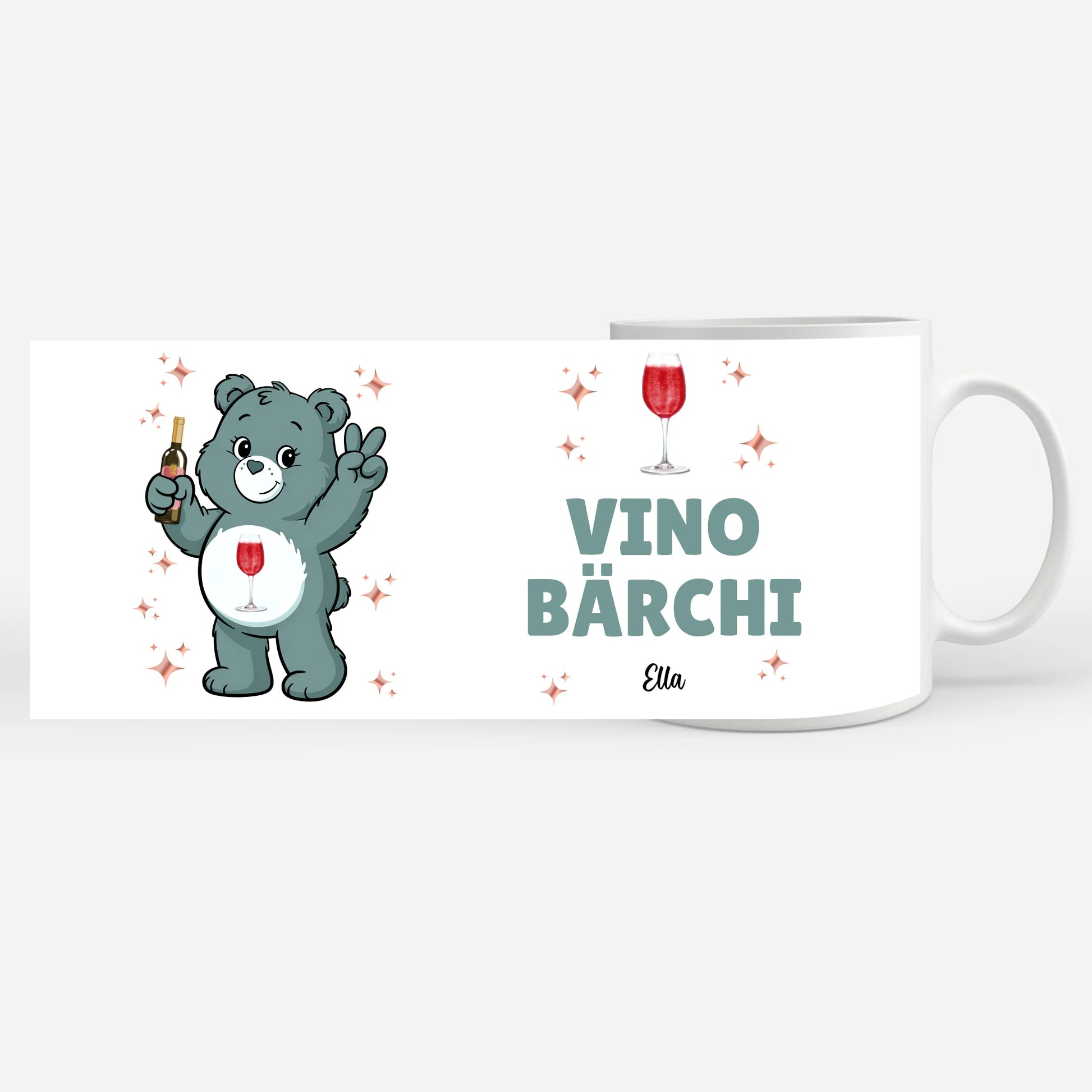 Lustige Tasse Sauf Bärchi Vino Bärchi Kaffeetasse 7