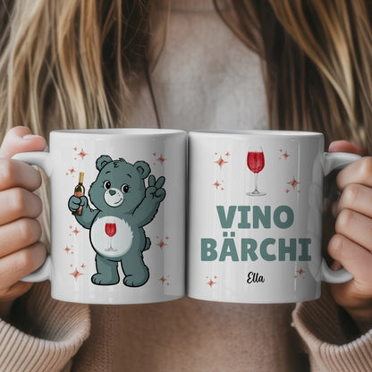 Lustige Tasse Sauf Bärchi Vino Bärchi Kaffeetasse 1