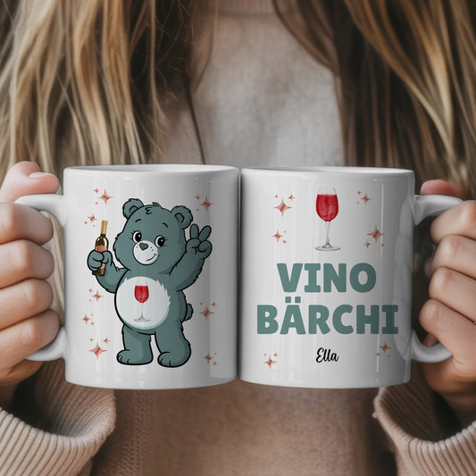 Lustige Tasse Sauf Bärchi Vino Bärchi Kaffeetasse 1