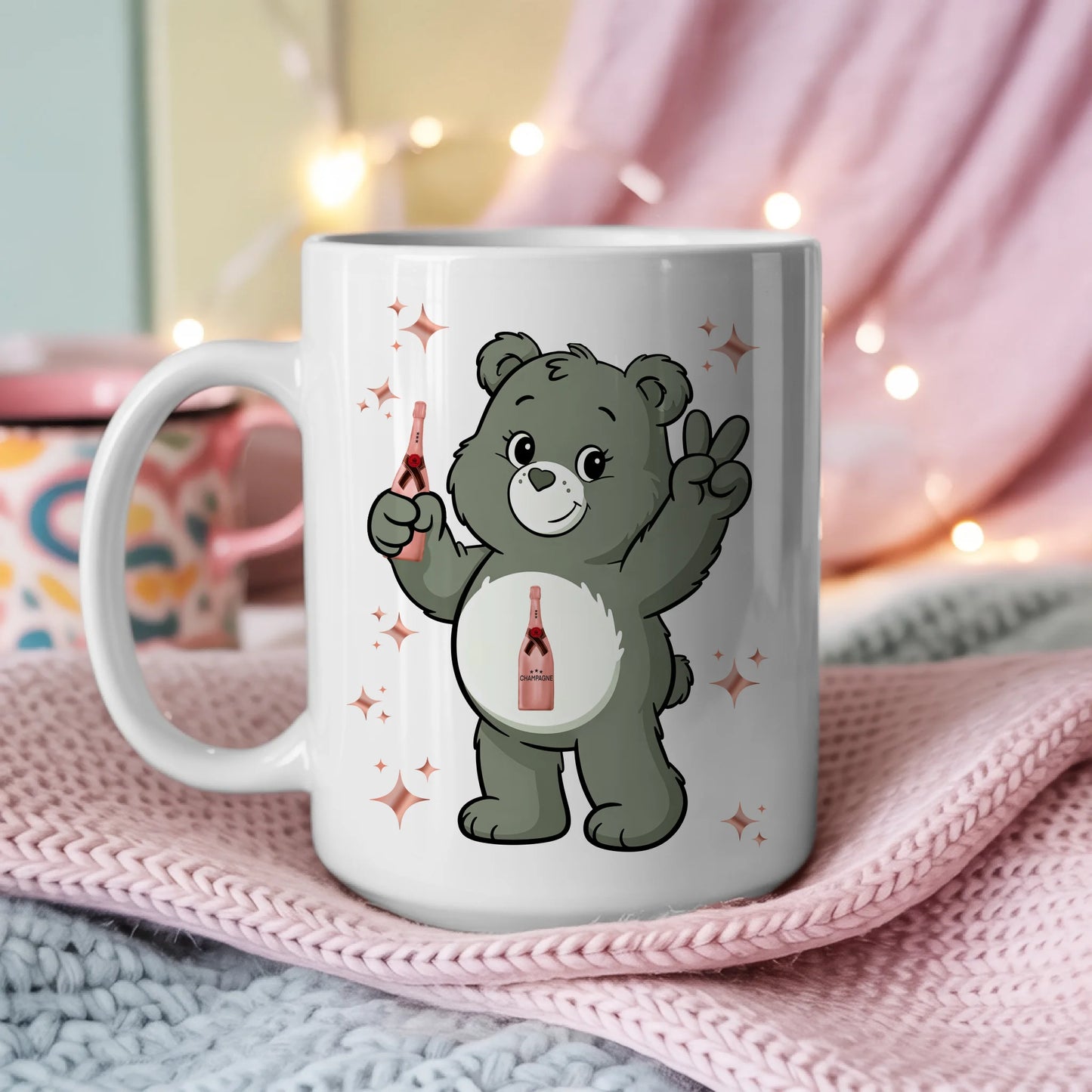 Lustige Sauf Bärchi Tasse Sekt Bärchi Lustige Kaffeetasse 3