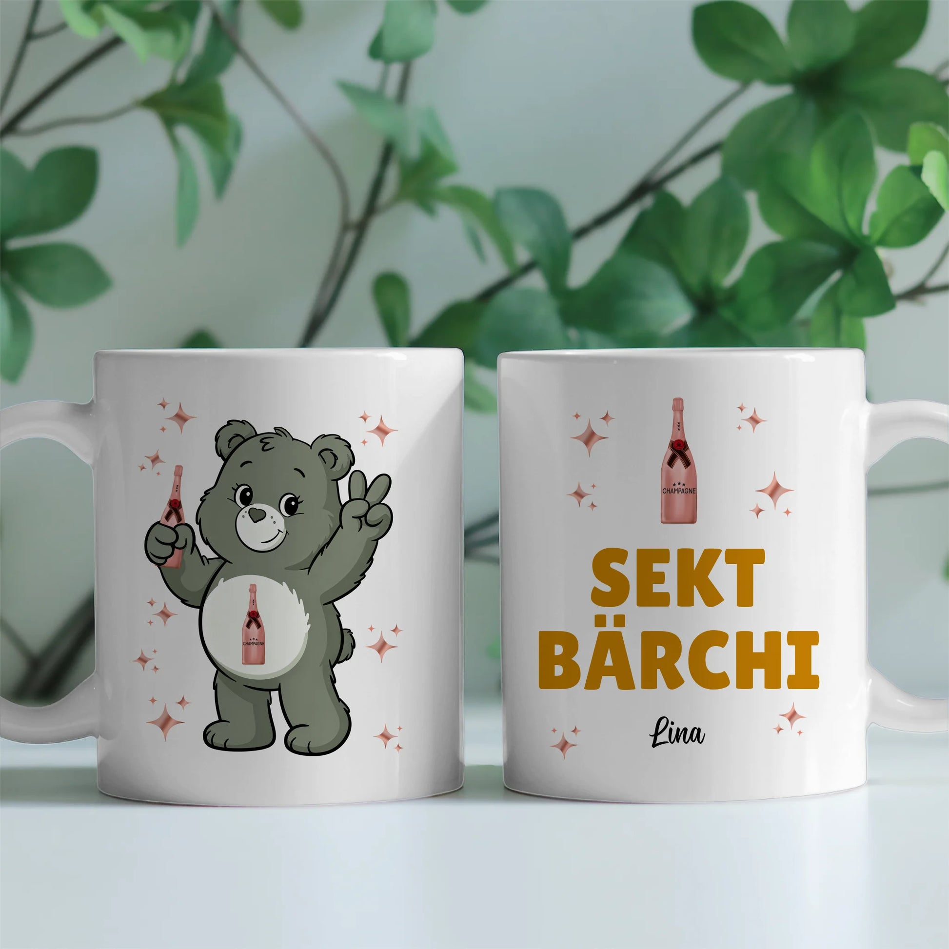 Lustige Sauf Bärchi Tasse Sekt Bärchi Lustige Kaffeetasse 2