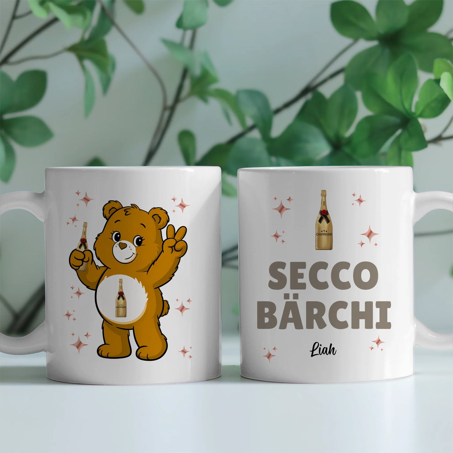 Saufbärchi Tasse Secco Bärchi Kaffeetasse 2