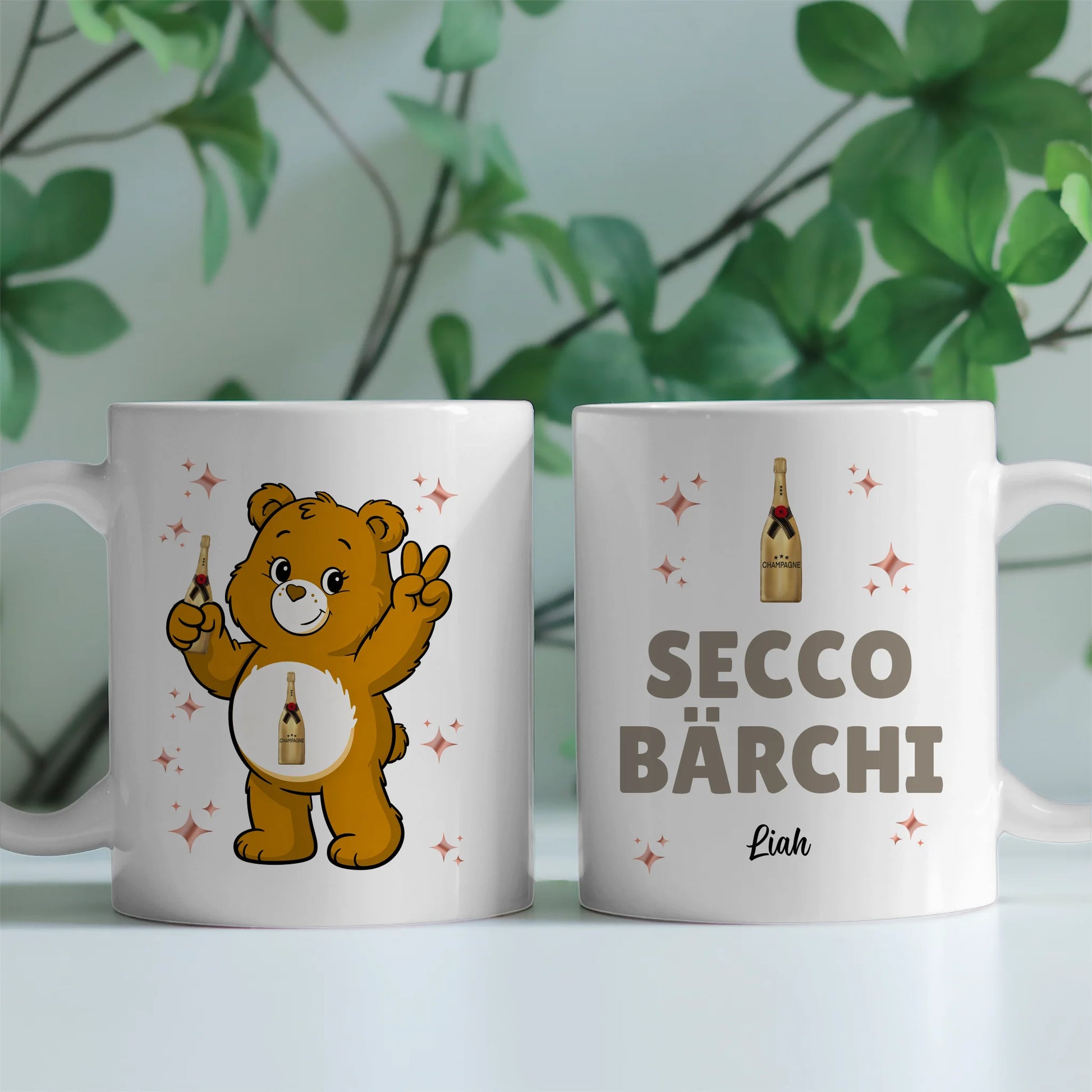 Saufbärchi Tasse Secco Bärchi Kaffeetasse 2