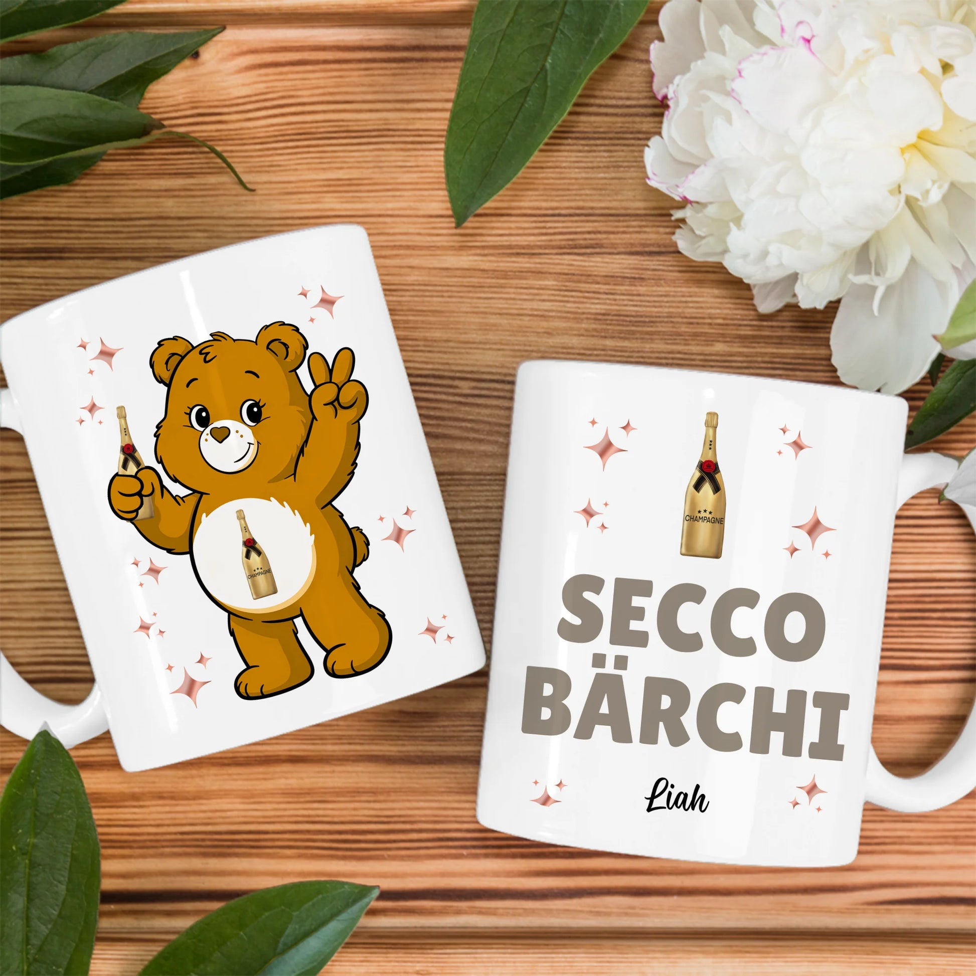 Saufbärchi Tasse Secco Bärchi Kaffeetasse 8