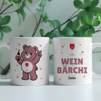 Lustige Saufbärchi Tasse Wein Bärchi Lustige Kaffee Tasse 2