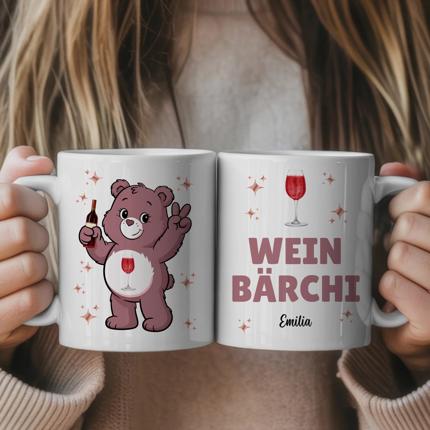 Lustige Saufbärchi Tasse Wein Bärchi Lustige Kaffee Tasse 1