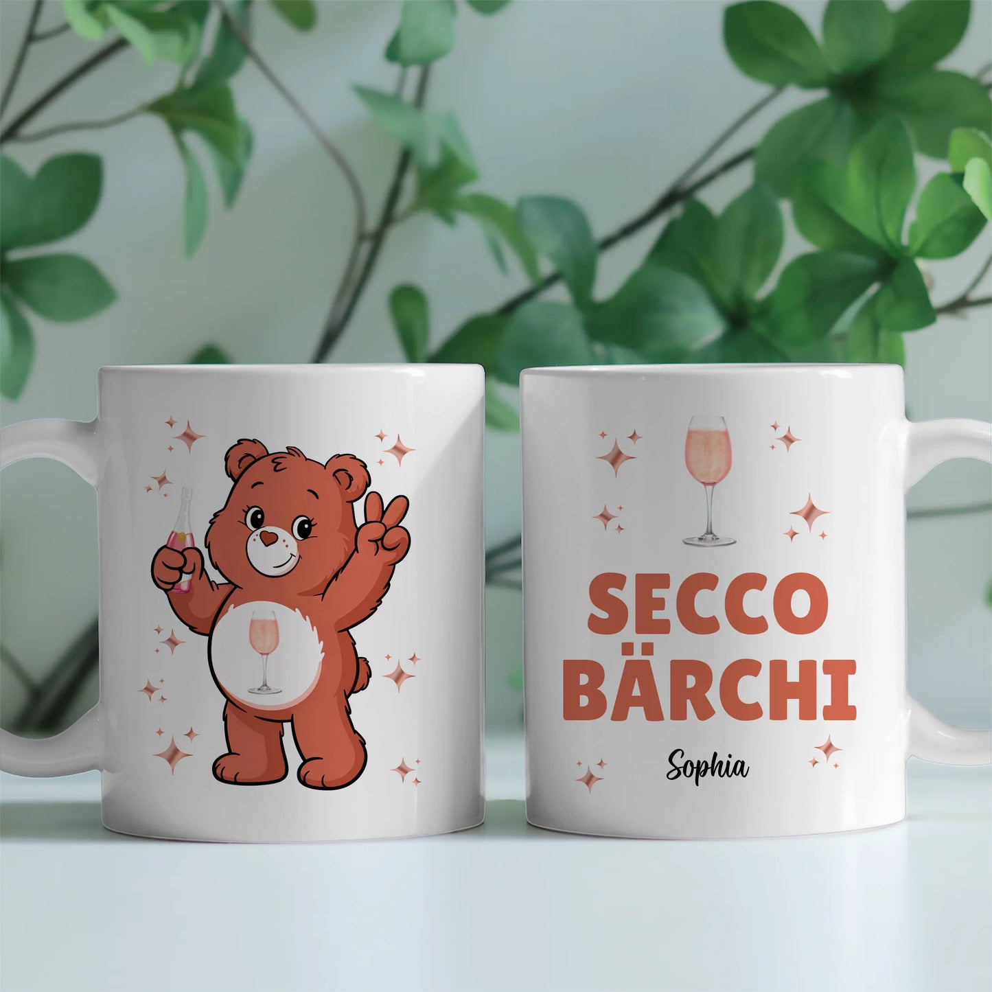 Lustige Tasse Sauf Bärchi Secco Bärchi Kaffeetasse 2