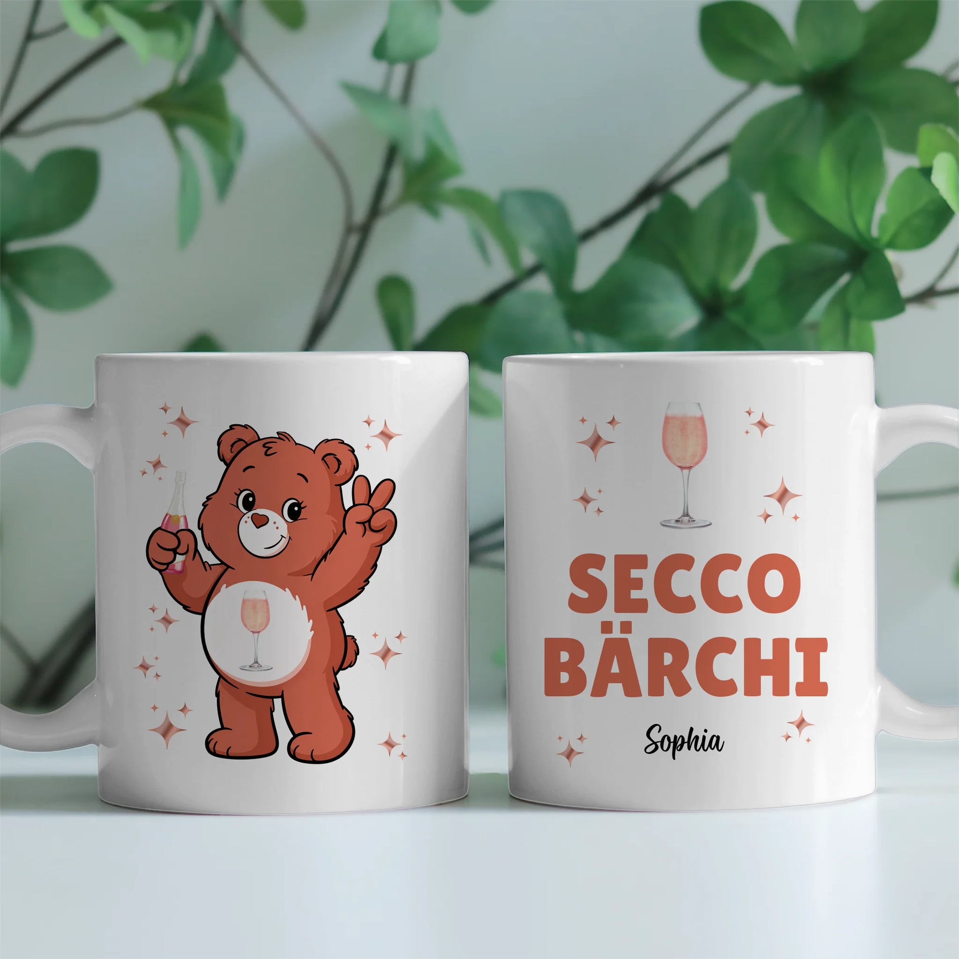 Lustige Tasse Sauf Bärchi Secco Bärchi Kaffeetasse 2