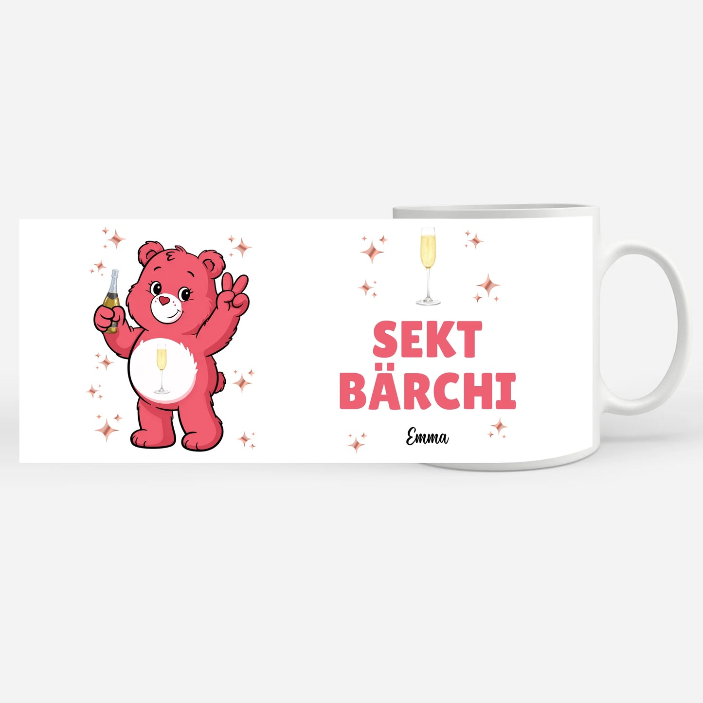 Saufbärchi Tasse Sekt Bärchi Kaffee tasse 7