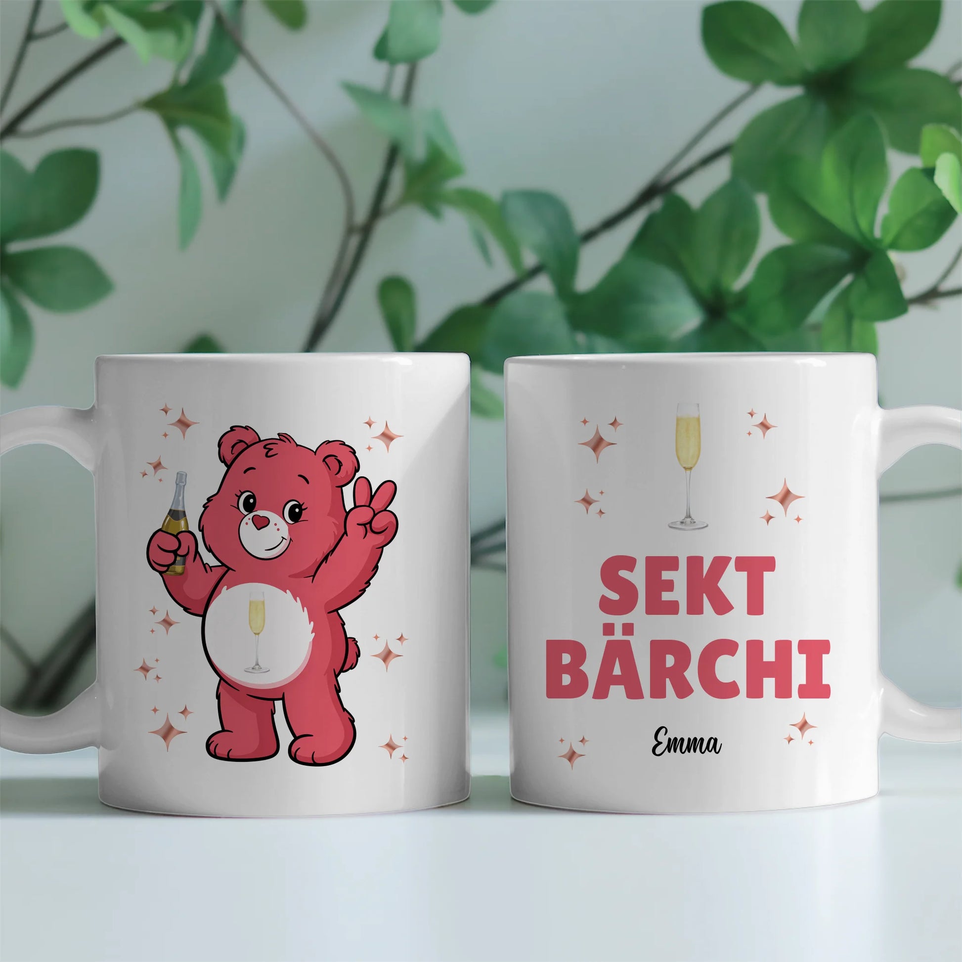 Saufbärchi Tasse Sekt Bärchi Kaffee tasse 2