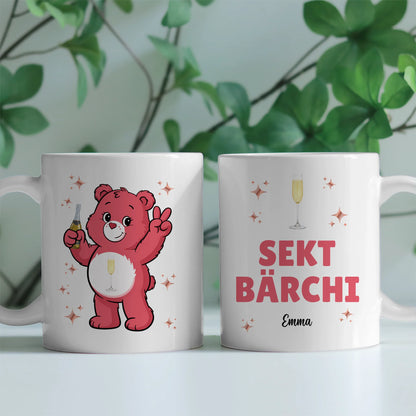 Saufbärchi Tasse Sekt Bärchi Kaffee tasse 2