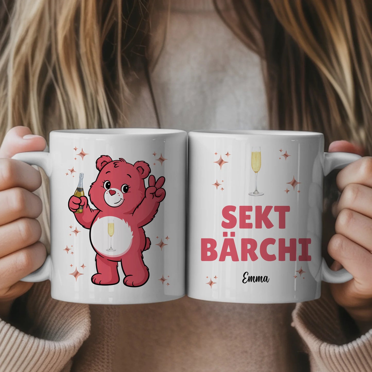 Saufbärchi Tasse Sekt Bärchi Kaffee tasse 1
