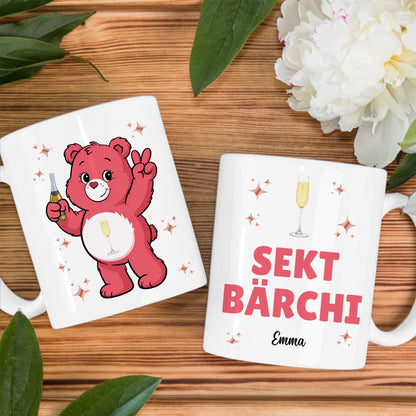 Saufbärchi Tasse Sekt Bärchi Kaffee tasse 8