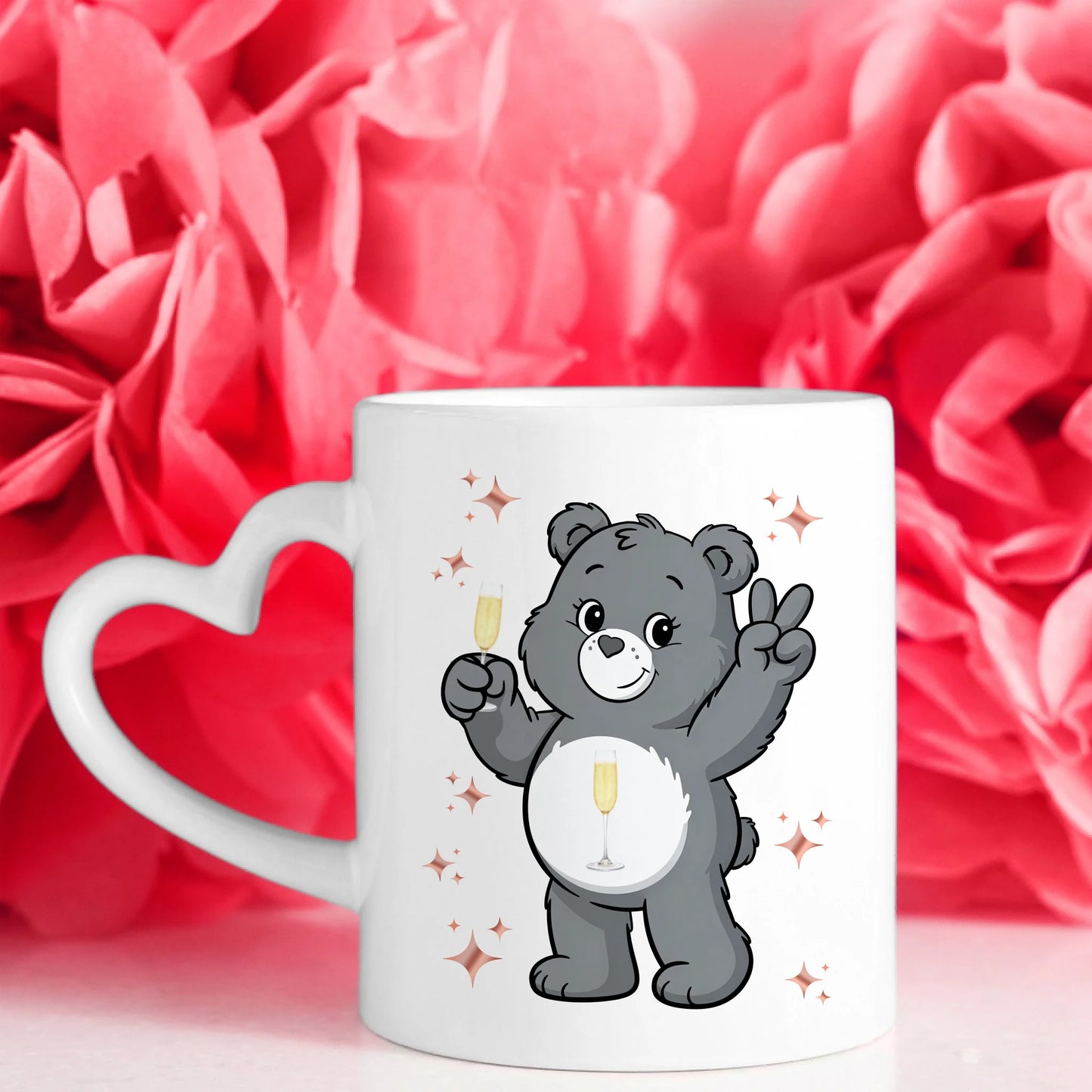 Lustige Saufbärchi Tasse Sekt Bärchi Lustige Kaffeetasse 9